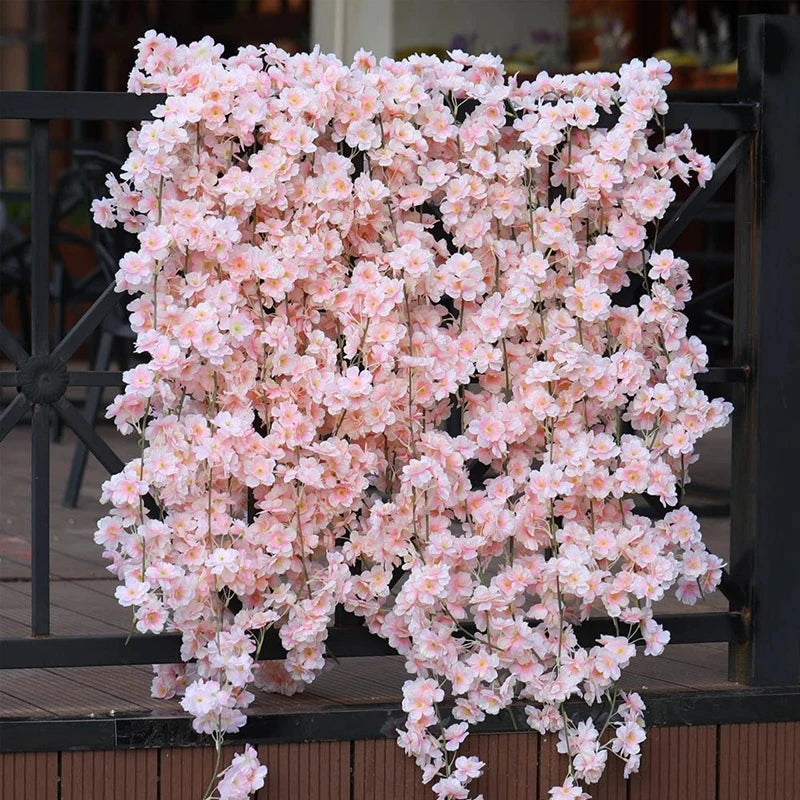 Elegant Artificial Cherry Blossom Vine