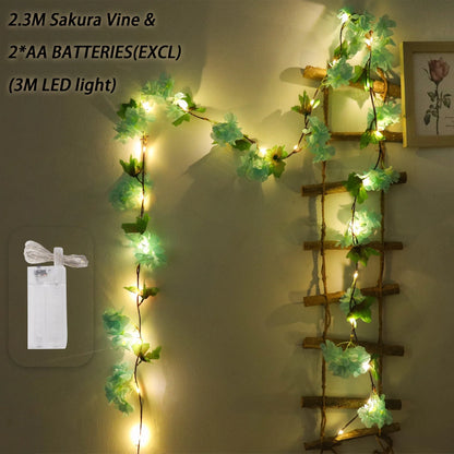Elegant Artificial Cherry Blossom Vine