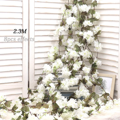 Elegant Artificial Cherry Blossom Vine