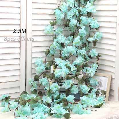Elegant Artificial Cherry Blossom Vine