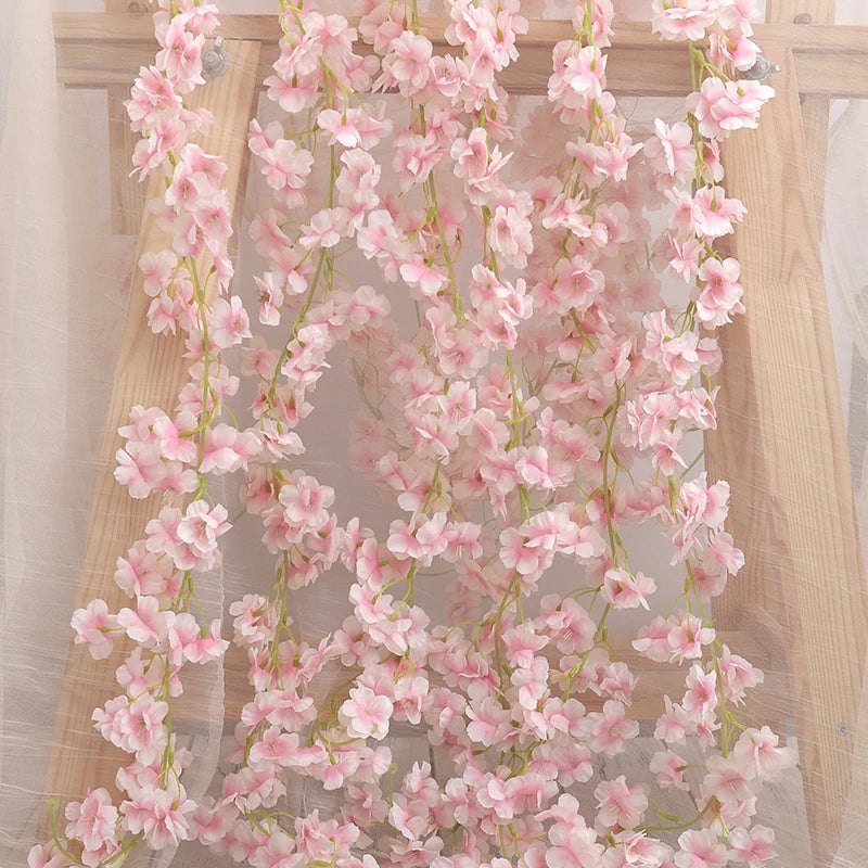 Elegant Artificial Cherry Blossom Vine