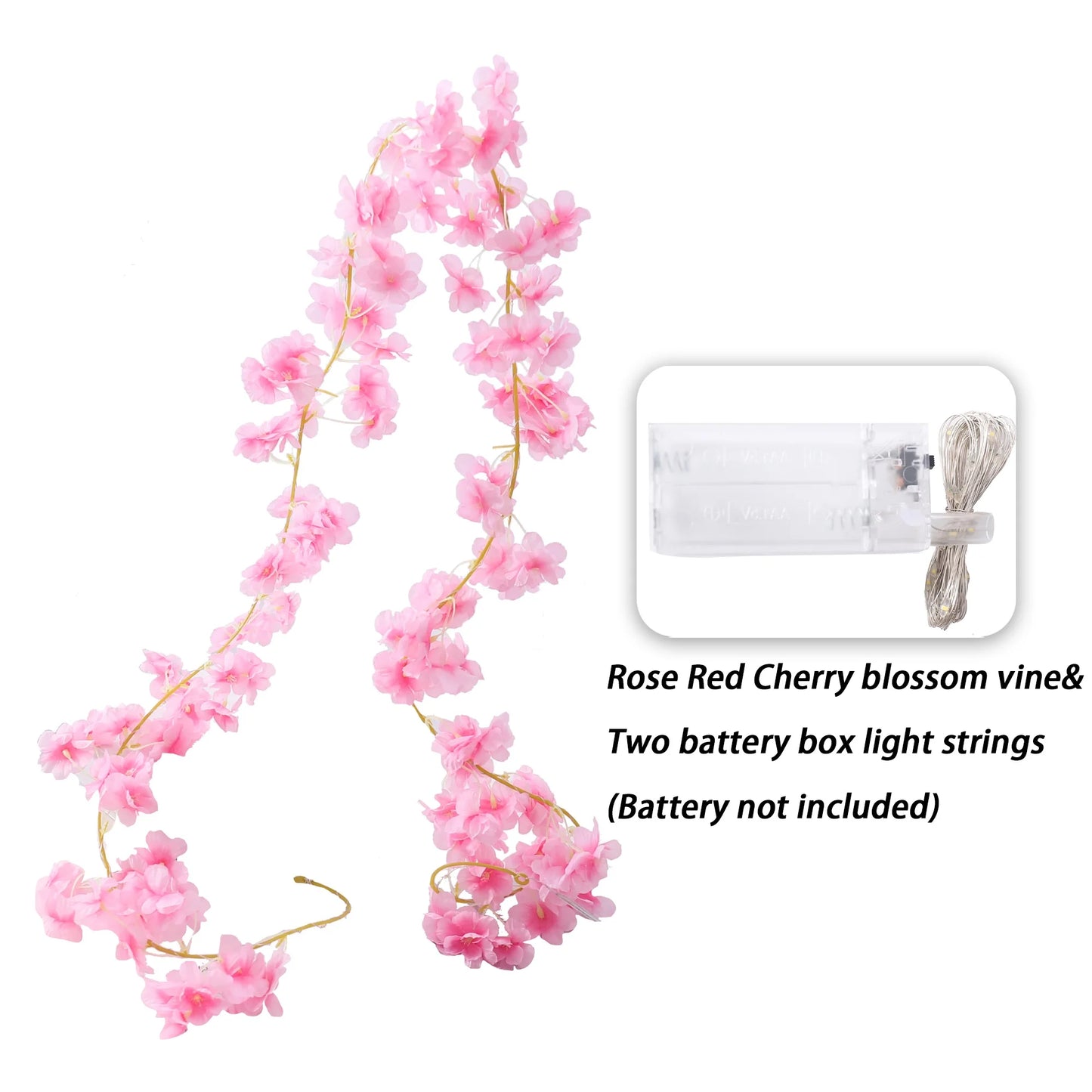 Elegant Artificial Cherry Blossom Vine