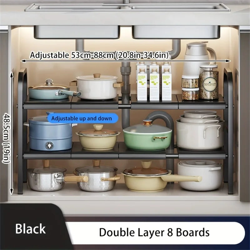 Under Sink Kitchen & Bathroom Organizer