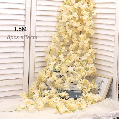 Elegant Artificial Cherry Blossom Vine