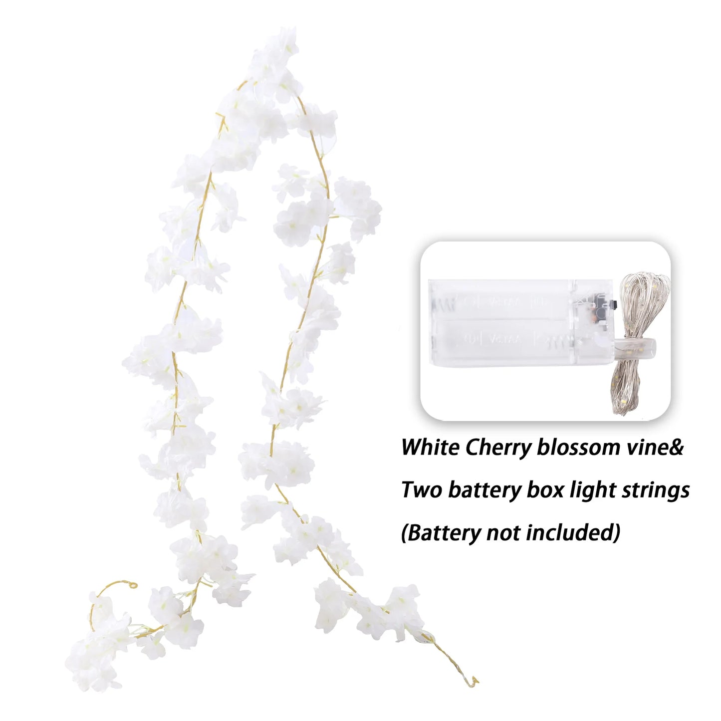 Elegant Artificial Cherry Blossom Vine