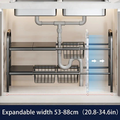 Under Sink Kitchen & Bathroom Organizer
