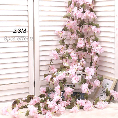Elegant Artificial Cherry Blossom Vine