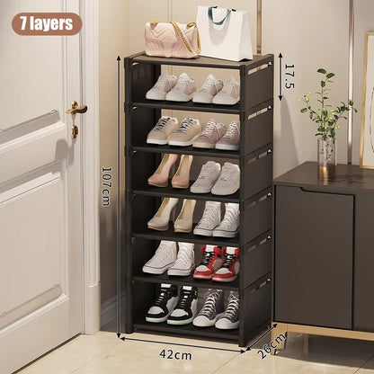 Versatile And Lightweight Multi-Layer Shoe Organizer