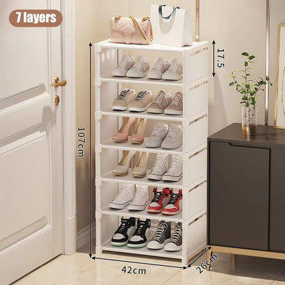 Versatile And Lightweight Multi-Layer Shoe Organizer